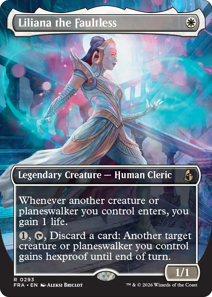 Liliana the Faultless (Borderless) [Reality Fracture] | Exor Games Summserside