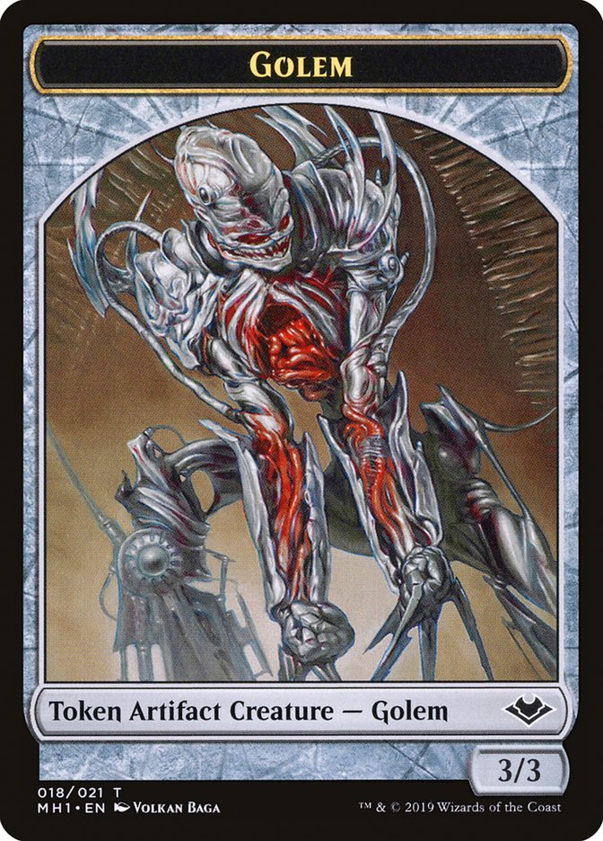 Goblin (010) // Golem (018) Double-Sided Token [Modern Horizons Tokens] | Exor Games Summserside