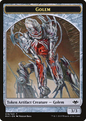 Elemental (008) // Golem (018) Double-Sided Token [Modern Horizons Tokens] | Exor Games Summserside