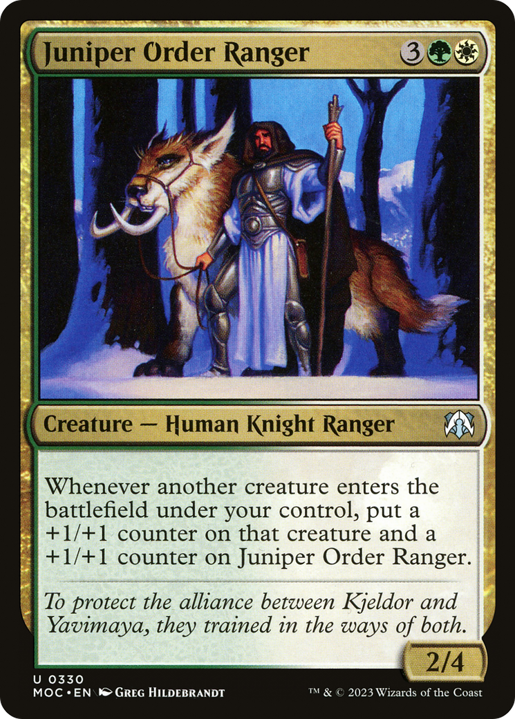 Juniper Order Ranger [March of the Machine Commander] | Exor Games Summserside