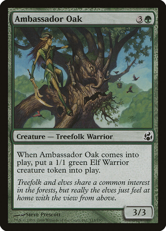 Ambassador Oak (Oversized) [Oversize Cards] | Exor Games Summserside