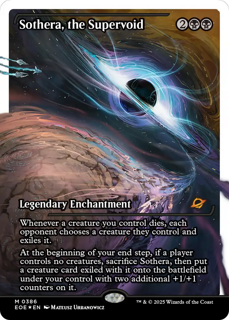 Sothera, the Supervoid (Fracture Foil) [Edge of Eternities] | Exor Games Summserside
