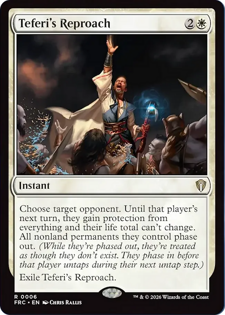 Teferi's Reproach [Reality Fracture Commander] | Exor Games Summserside