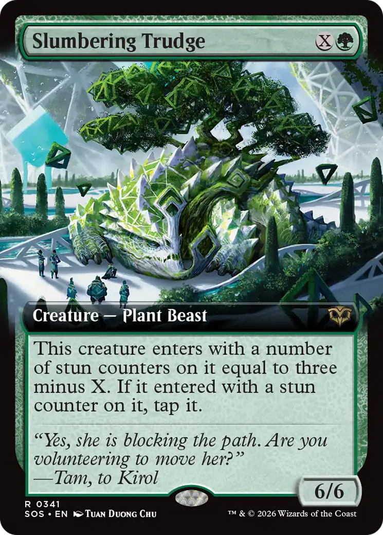 Slumbering Trudge (Extended Art) [Secrets of Strixhaven] | Exor Games Summserside