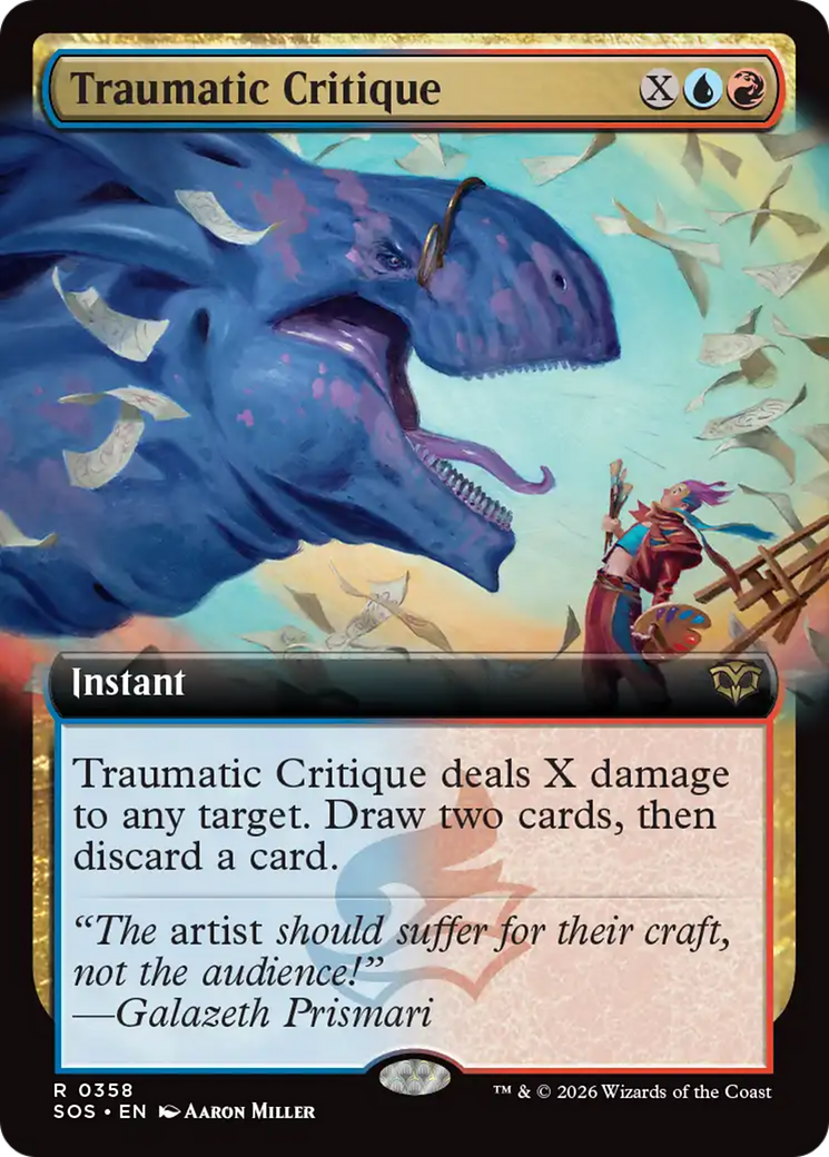 Traumatic Critique (Extended Art) [Secrets of Strixhaven] | Exor Games Summserside