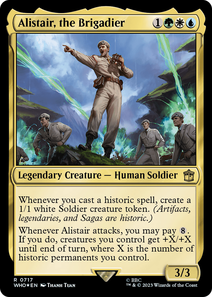 Alistair, the Brigadier (Surge Foil) [Doctor Who] | Exor Games Summserside