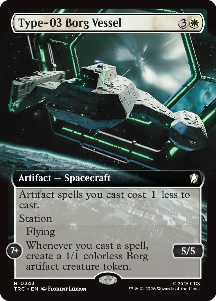 Type-03 Borg Vessel (Extended Art) [Star Trek Commander] | Exor Games Summserside