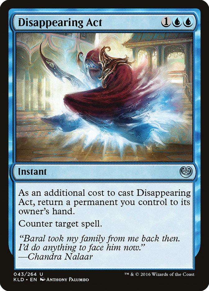 Disappearing Act [Kaladesh] | Exor Games Summserside