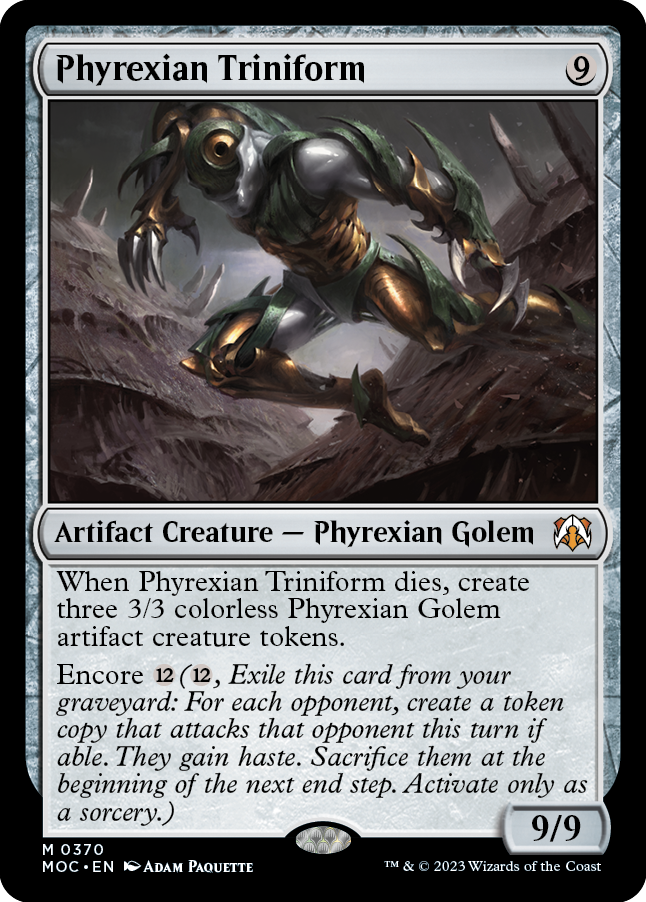 Phyrexian Triniform [March of the Machine Commander] | Exor Games Summserside