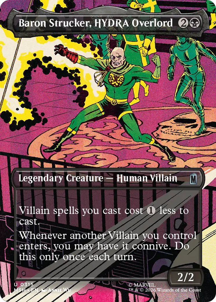 Baron Strucker, HYDRA Overlord (Borderless) (0315) [Marvel Super Heroes] | Exor Games Summserside