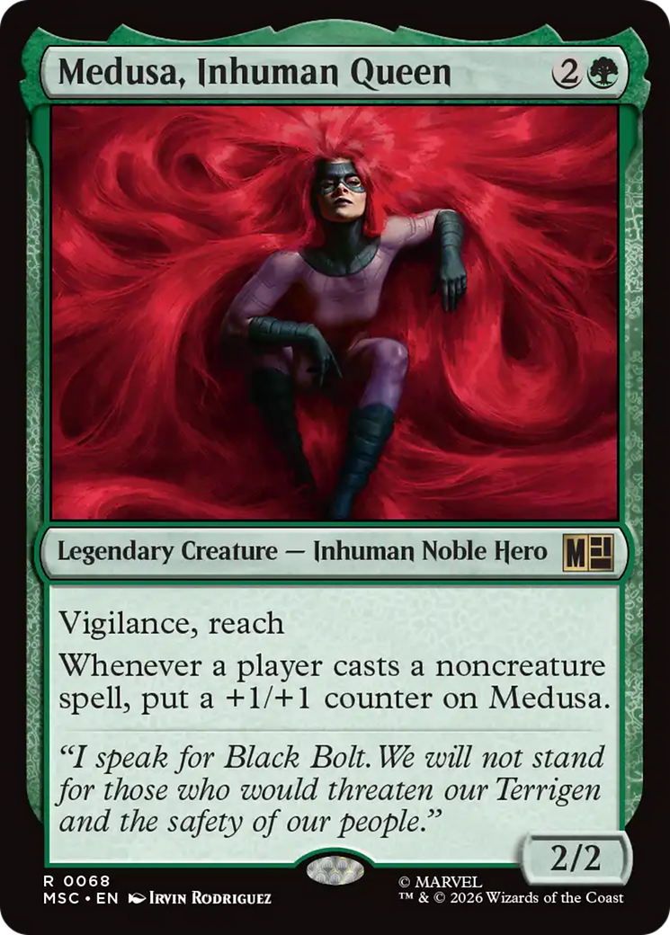 Medusa, Inhuman Queen (Surge Foil) [Marvel Super Heroes Commander] | Exor Games Summserside