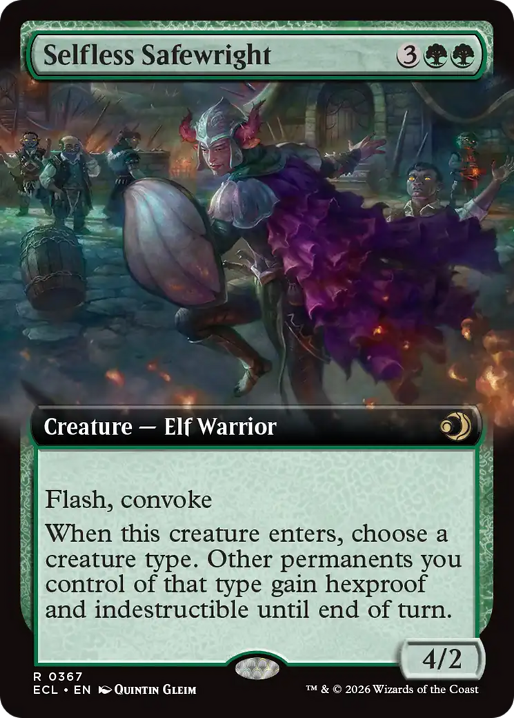 Selfless Safewright (Extended Art) [Lorwyn Eclipsed] | Exor Games Summserside