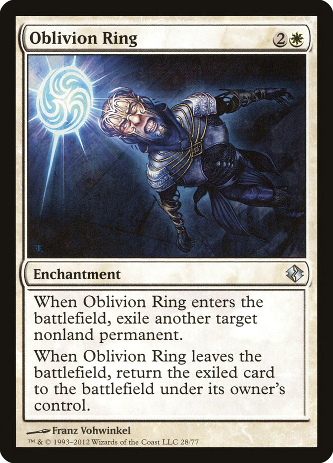 Oblivion Ring [Duel Decks: Venser vs. Koth] | Exor Games Summserside