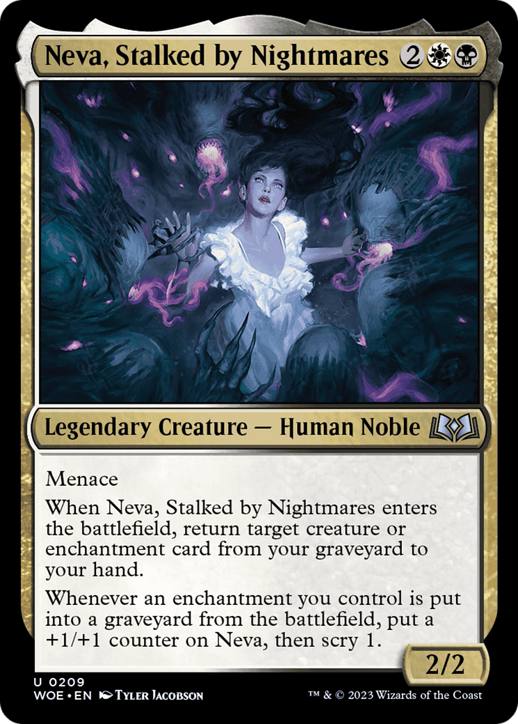 Neva, Stalked by Nightmares [Wilds of Eldraine] | Exor Games Summserside