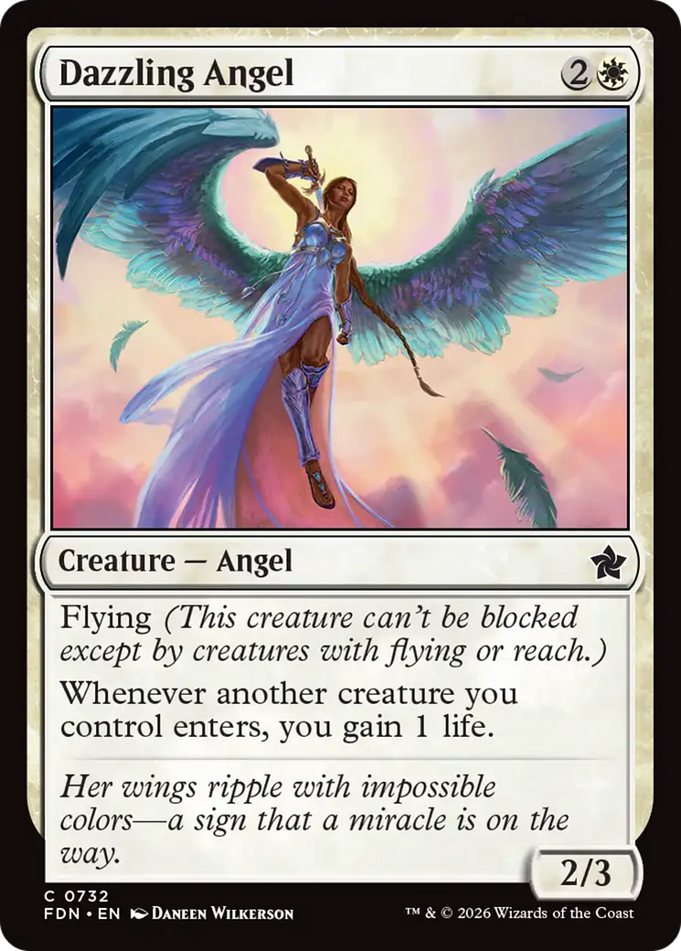 Dazzling Angel (0732) [Foundations] | Exor Games Summserside