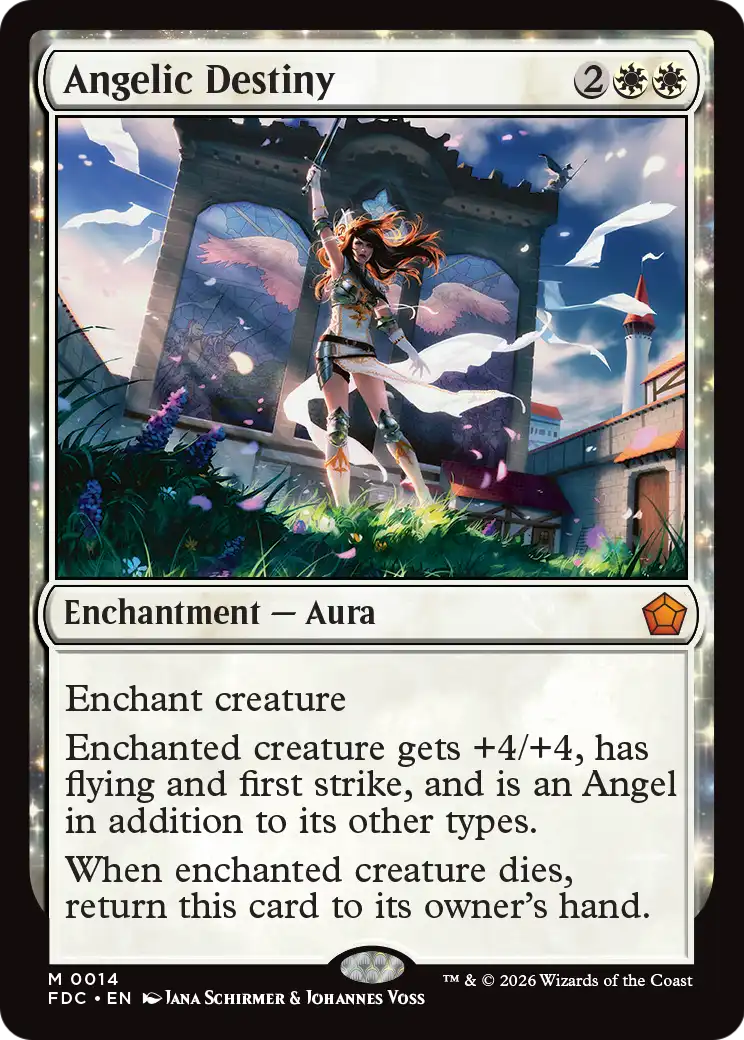 Angelic Destiny [Foundations Commander] | Exor Games Summserside