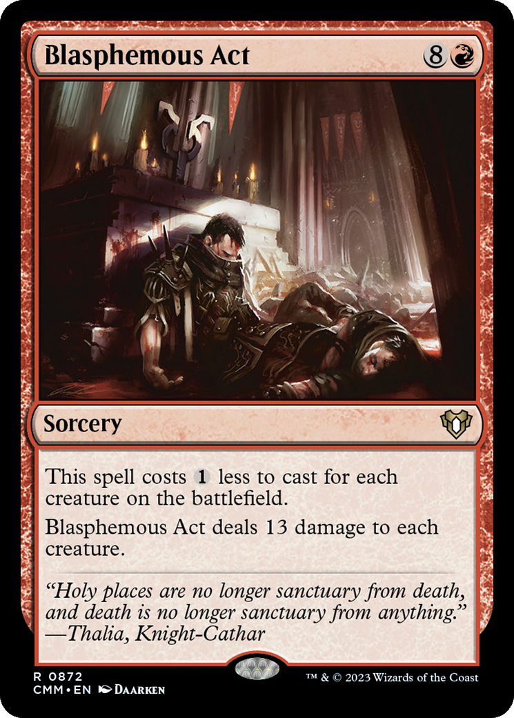 Blasphemous Act [Commander Masters] | Exor Games Summserside