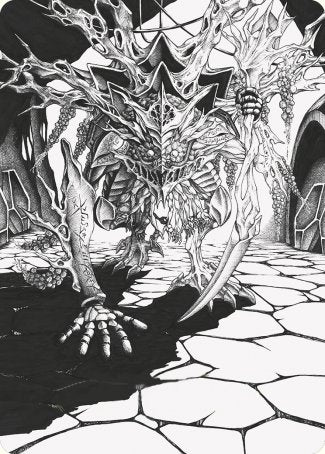 Thrun, Breaker of Silence Art Card [Phyrexia: All Will Be One Art Series] | Exor Games Summserside