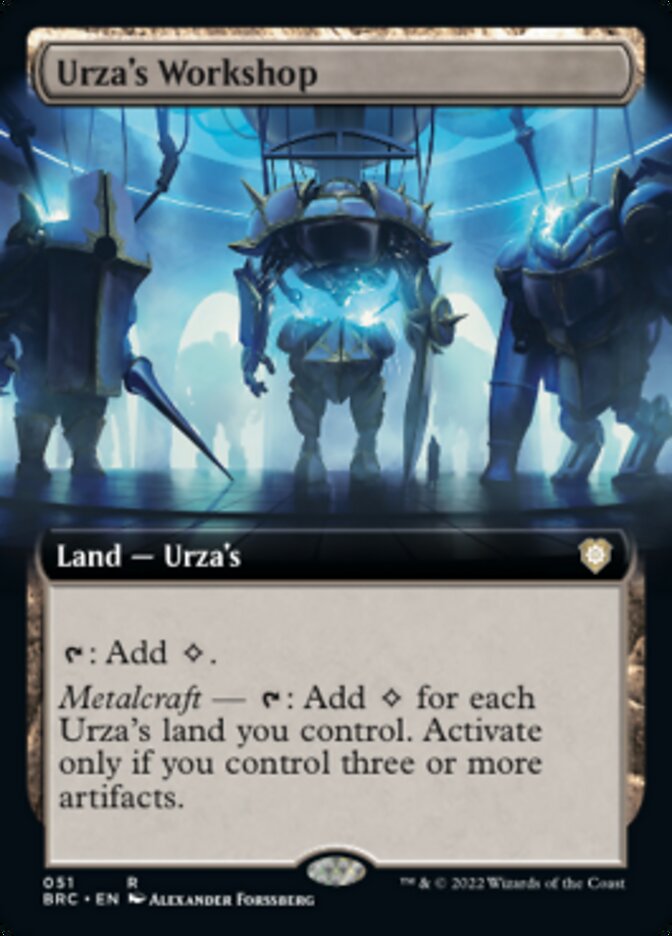 Urza's Workshop (Extended Art) [The Brothers' War Commander] | Exor Games Summserside