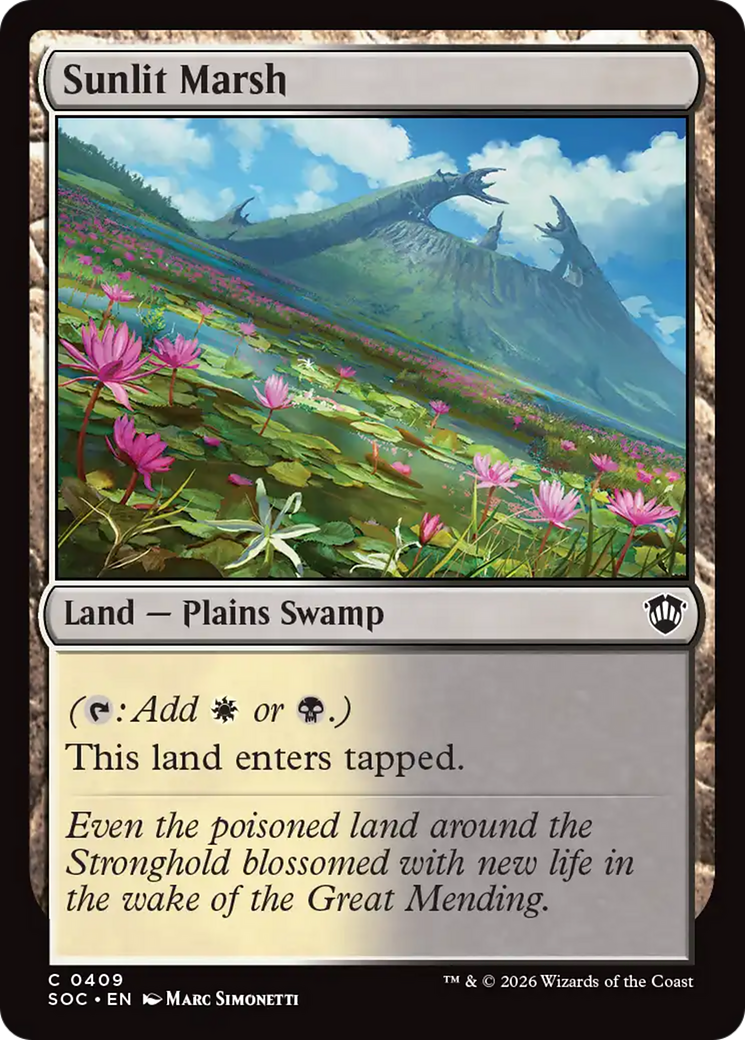 Sunlit Marsh [Secrets of Strixhaven Commander] | Exor Games Summserside