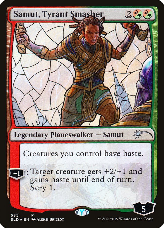 Samut, Tyrant Smasher (Stained Glass) [Secret Lair Drop Promos] | Exor Games Summserside