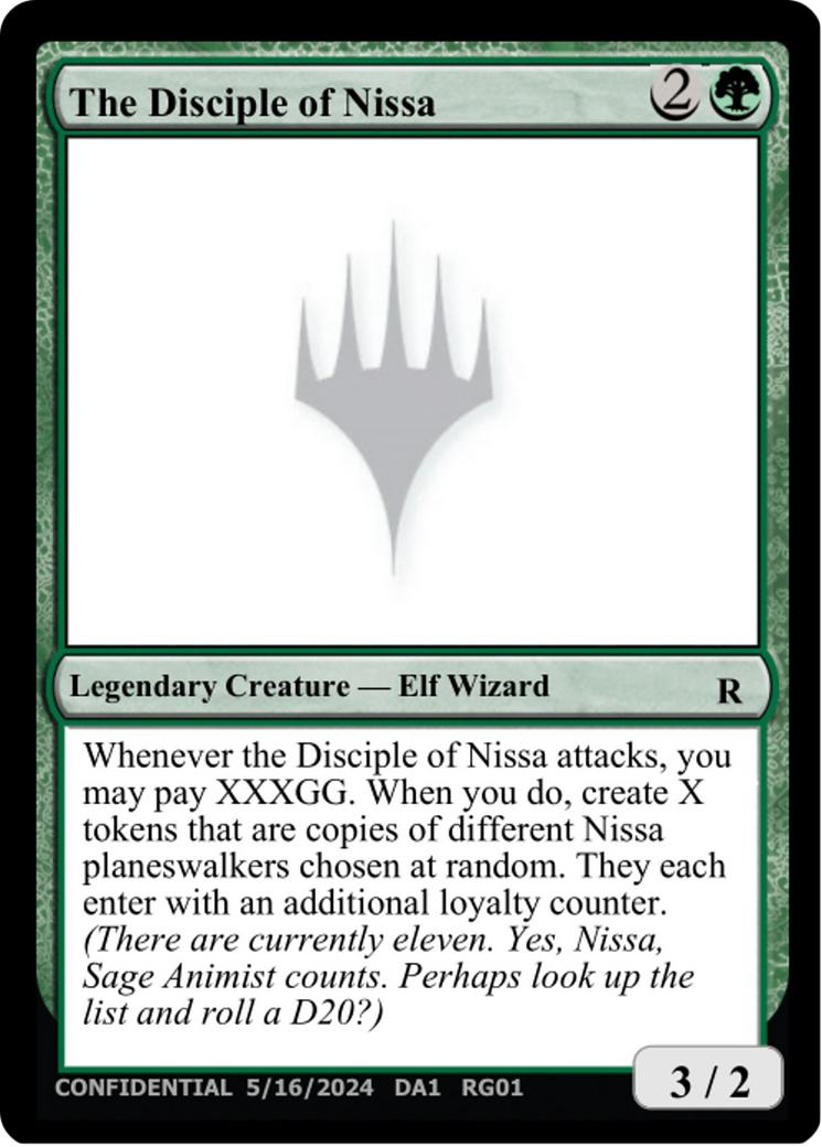 The Disciple of Nissa [Unknown Event] | Exor Games Summserside