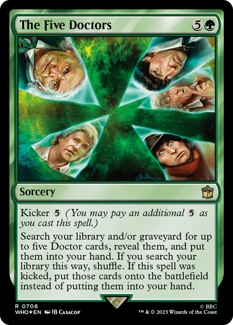 The Five Doctors (Surge Foil) [Doctor Who] | Exor Games Summserside