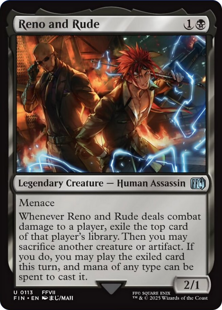 Reno and Rude [FINAL FANTASY] | Exor Games Summserside