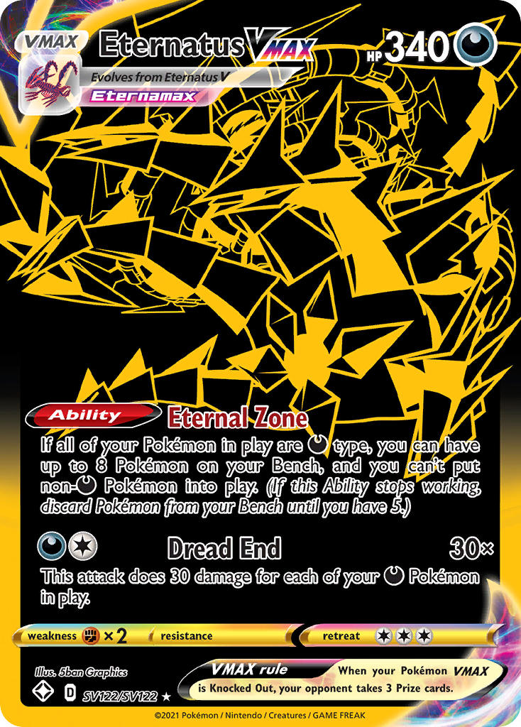 Eternatus VMAX (SV122/SV122) [Sword & Shield: Shining Fates] | Exor Games Summserside