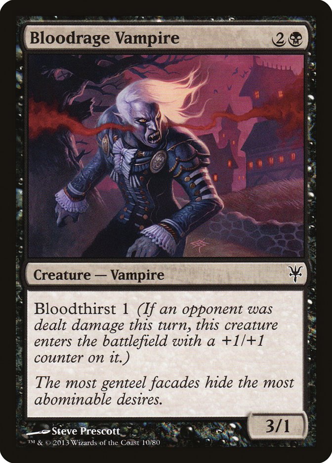 Bloodrage Vampire [Duel Decks: Sorin vs. Tibalt] | Exor Games Summserside