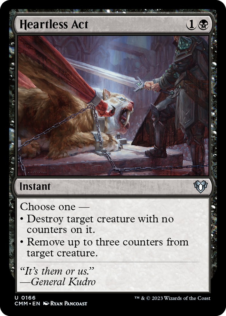Heartless Act [Commander Masters] | Exor Games Summserside