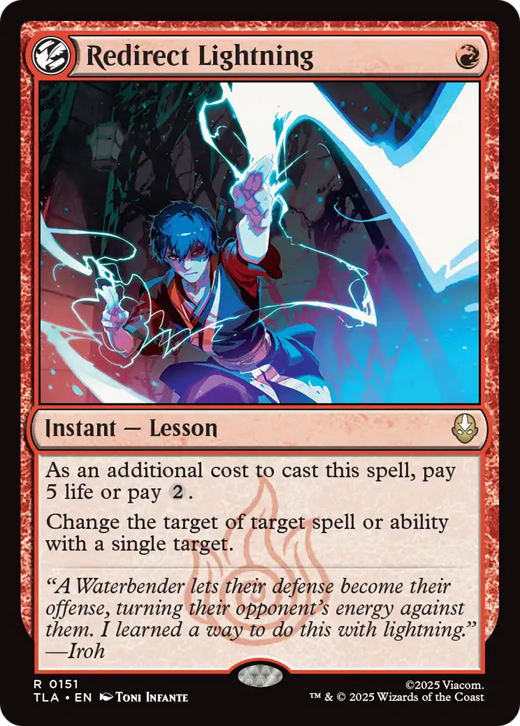 Redirect Lightning [Avatar: The Last Airbender] | Exor Games Summserside