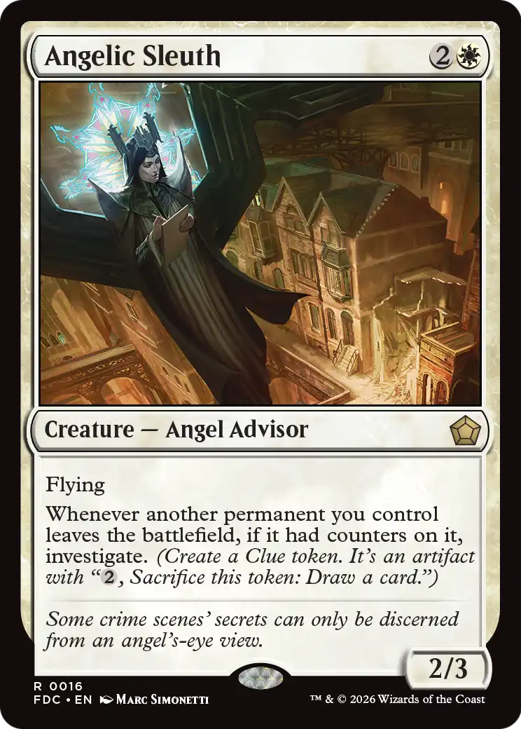 Angelic Sleuth [Foundations Commander] | Exor Games Summserside