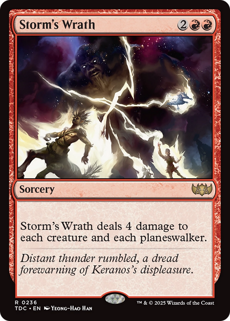 Storm's Wrath [Tarkir: Dragonstorm Commander] | Exor Games Summserside