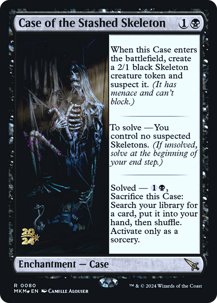 Case of the Stashed Skeleton [Murders at Karlov Manor Prerelease Promos] | Exor Games Summserside