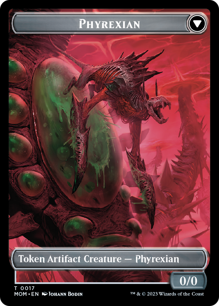 Incubator // Phyrexian (17) Double-Sided Token [March of the Machine Tokens] | Exor Games Summserside