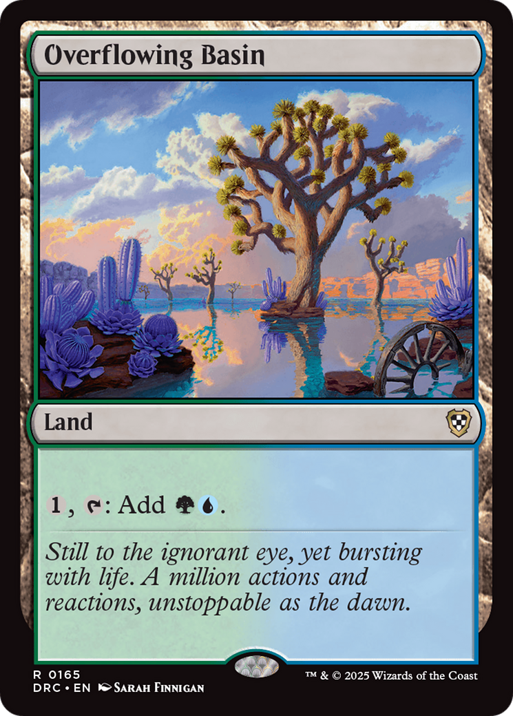 Overflowing Basin [Aetherdrift Commander] | Exor Games Summserside
