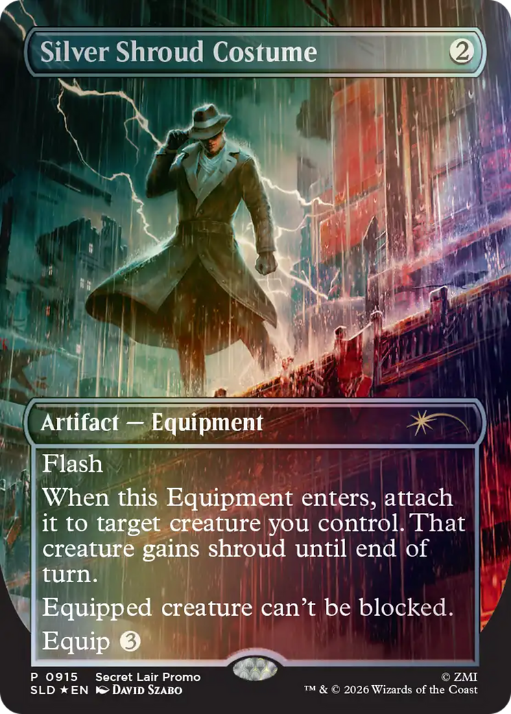 Silver Shroud Costume [Secret Lair Drop Series] | Exor Games Summserside