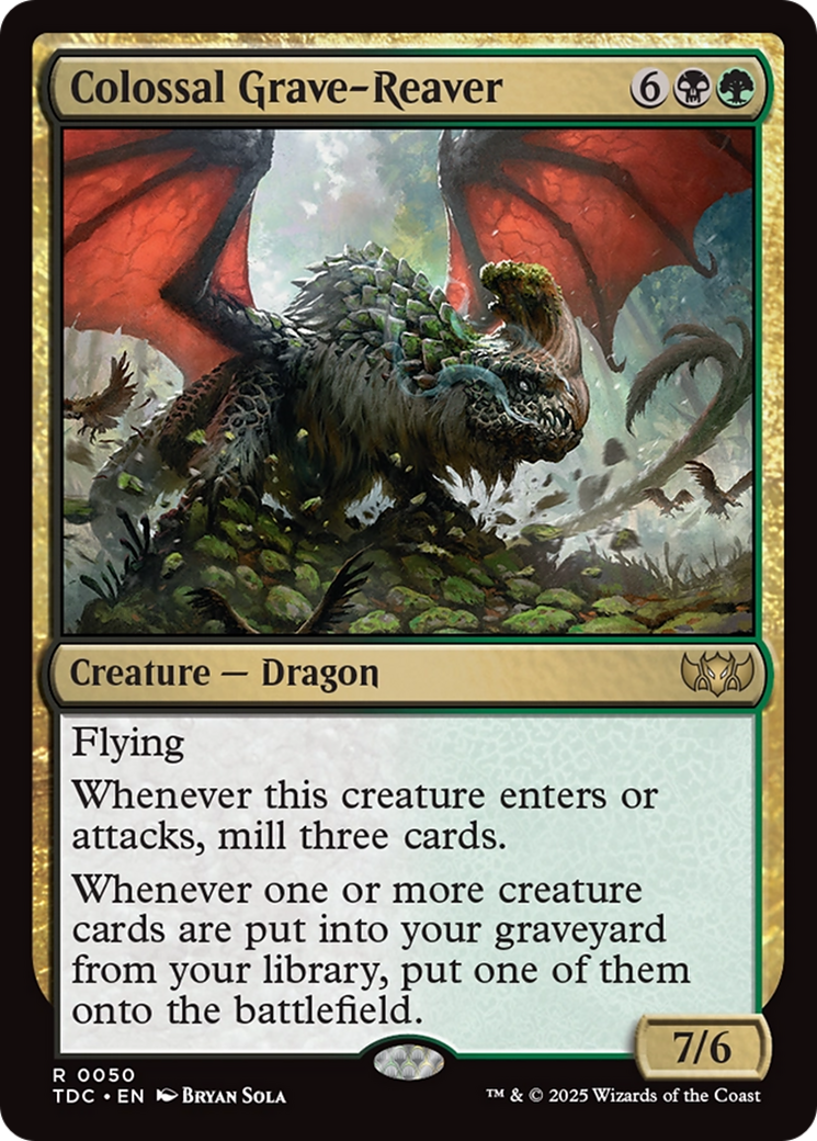 Colossal Grave-Reaver [Tarkir: Dragonstorm Commander] | Exor Games Summserside