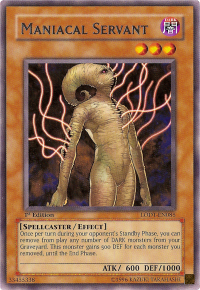 Maniacal Servant [LODT-EN085] Rare | Exor Games Summserside