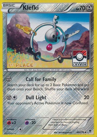Klefki (66/119) (League Promo 1st Place) [XY: Phantom Forces] | Exor Games Summserside
