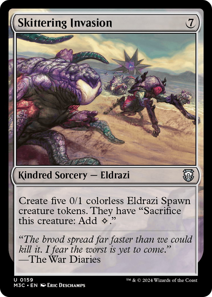 Skittering Invasion (Ripple Foil) [Modern Horizons 3 Commander] | Exor Games Summserside