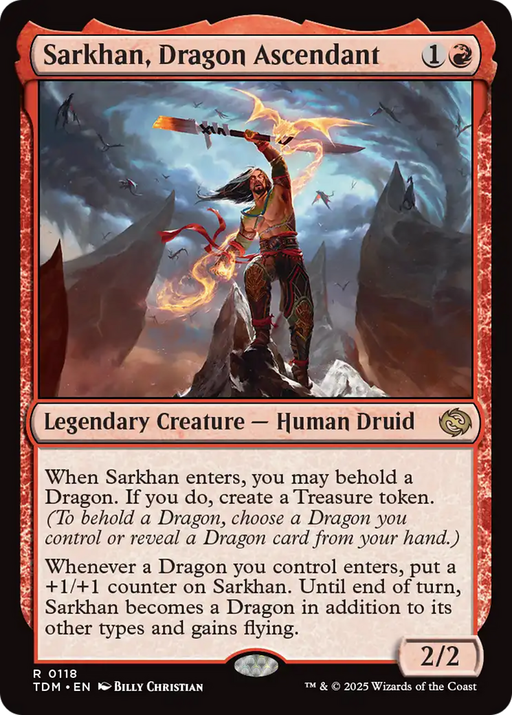 Sarkhan, Dragon Ascendant (118) [Tarkir: Dragonstorm] | Exor Games Summserside