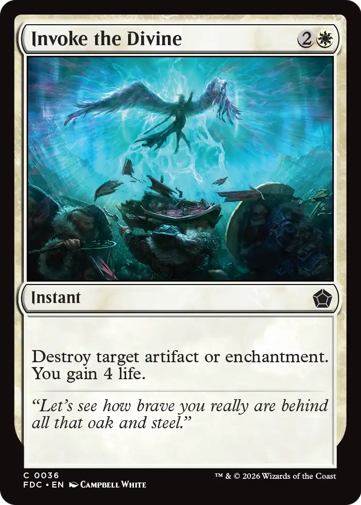 Invoke the Divine [Foundations Commander] | Exor Games Summserside