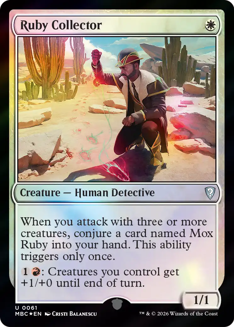 Ruby Collector [Mystery Booster: Commander Edition] | Exor Games Summserside