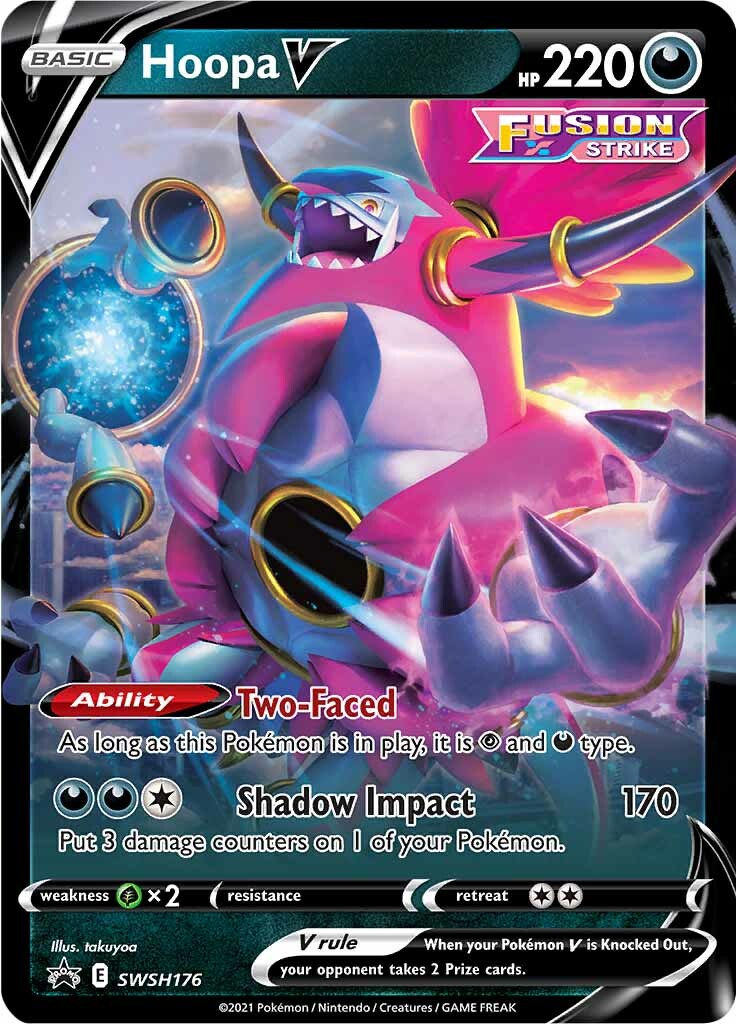 Hoopa V (SWSH176) (Jumbo Card) [Sword & Shield: Black Star Promos] | Exor Games Summserside