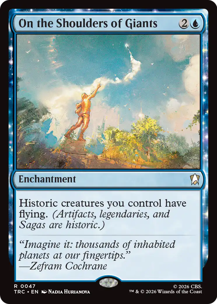 On the Shoulders of Giants (Surge Foil) [Star Trek Commander] | Exor Games Summserside