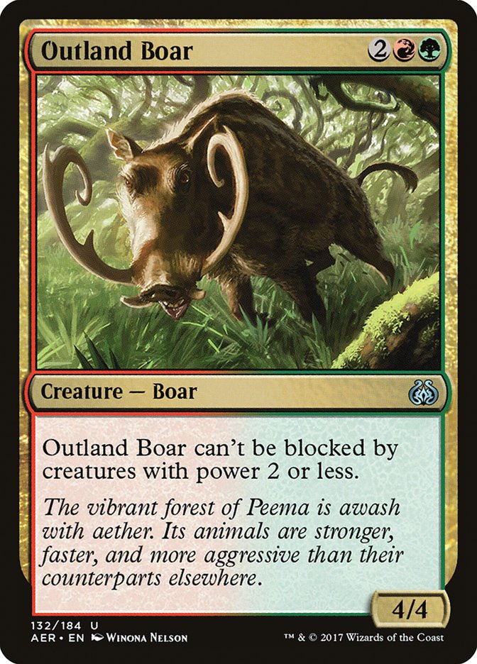 Outland Boar [Aether Revolt] | Exor Games Summserside