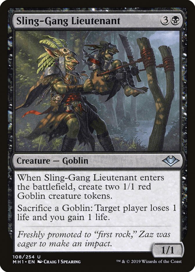 Sling-Gang Lieutenant [Modern Horizons] | Exor Games Summserside