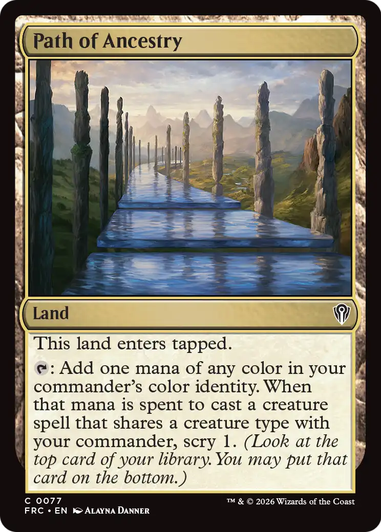 Path of Ancestry [Reality Fracture Commander] | Exor Games Summserside